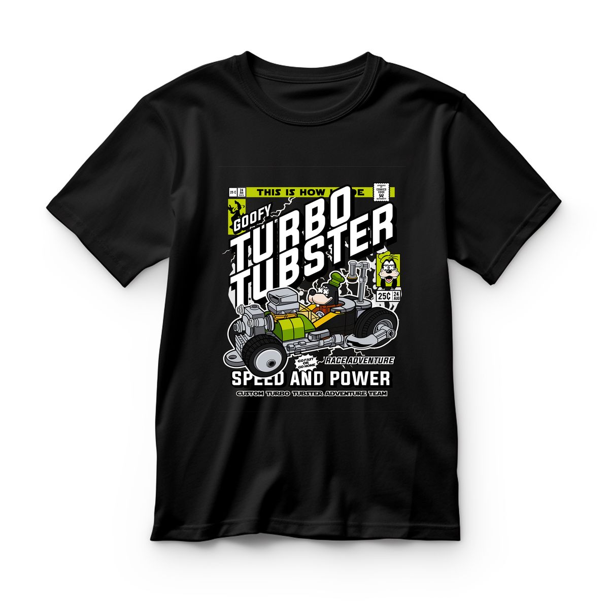 Παιδικό T-shirt Goofys Turbo Tubster Pop Culture Black