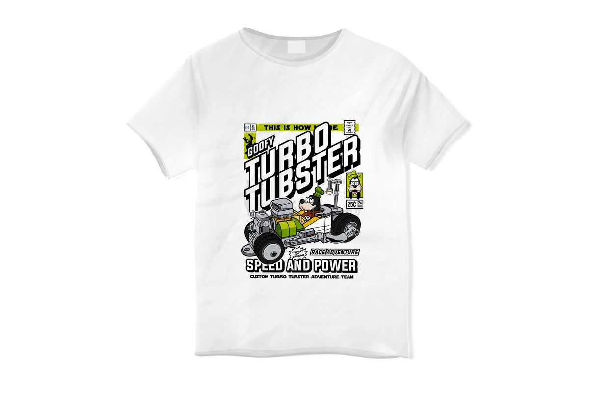 Παιδικό T-shirt Goofys Turbo Tubster Pop Culture White
