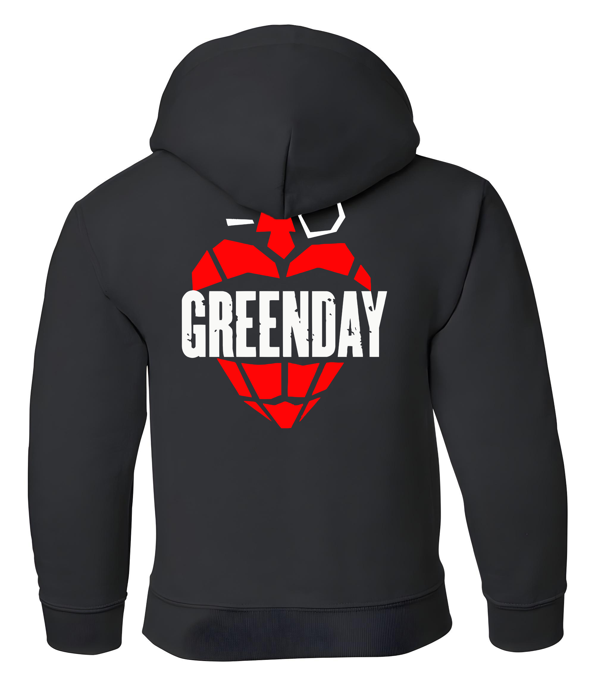 Παιδικό Hoodie Green Day Grenade Rock Avenue Black
