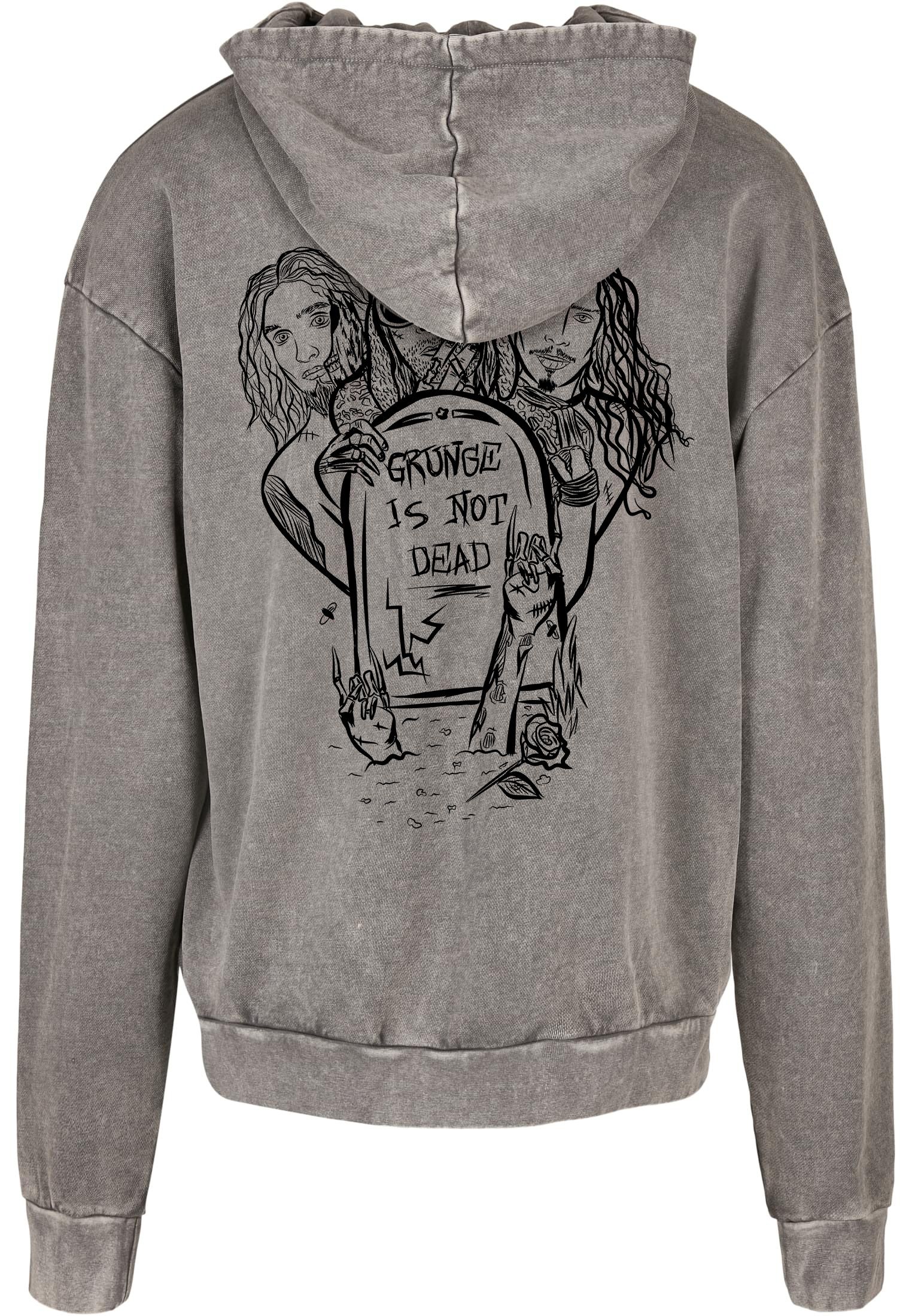 Oversized Premium Hoodie Grunge Is Not Dead Rock Avenue Asphalt