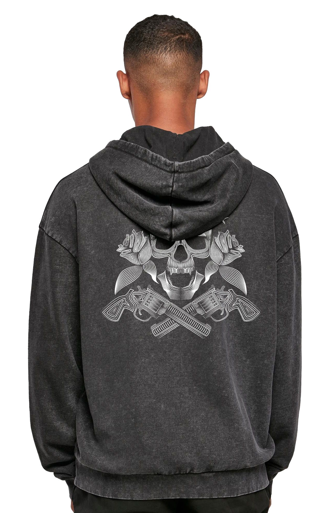 Oversized Premium Hoodie Guns N Roses Rock Avenue Black ανδρικά Φούτερ Simple Wear