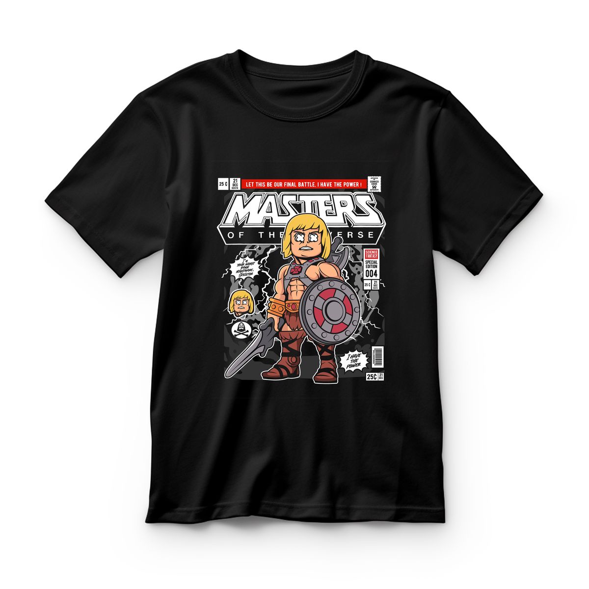 Παιδικό T-shirt Heman Pop Culture Black