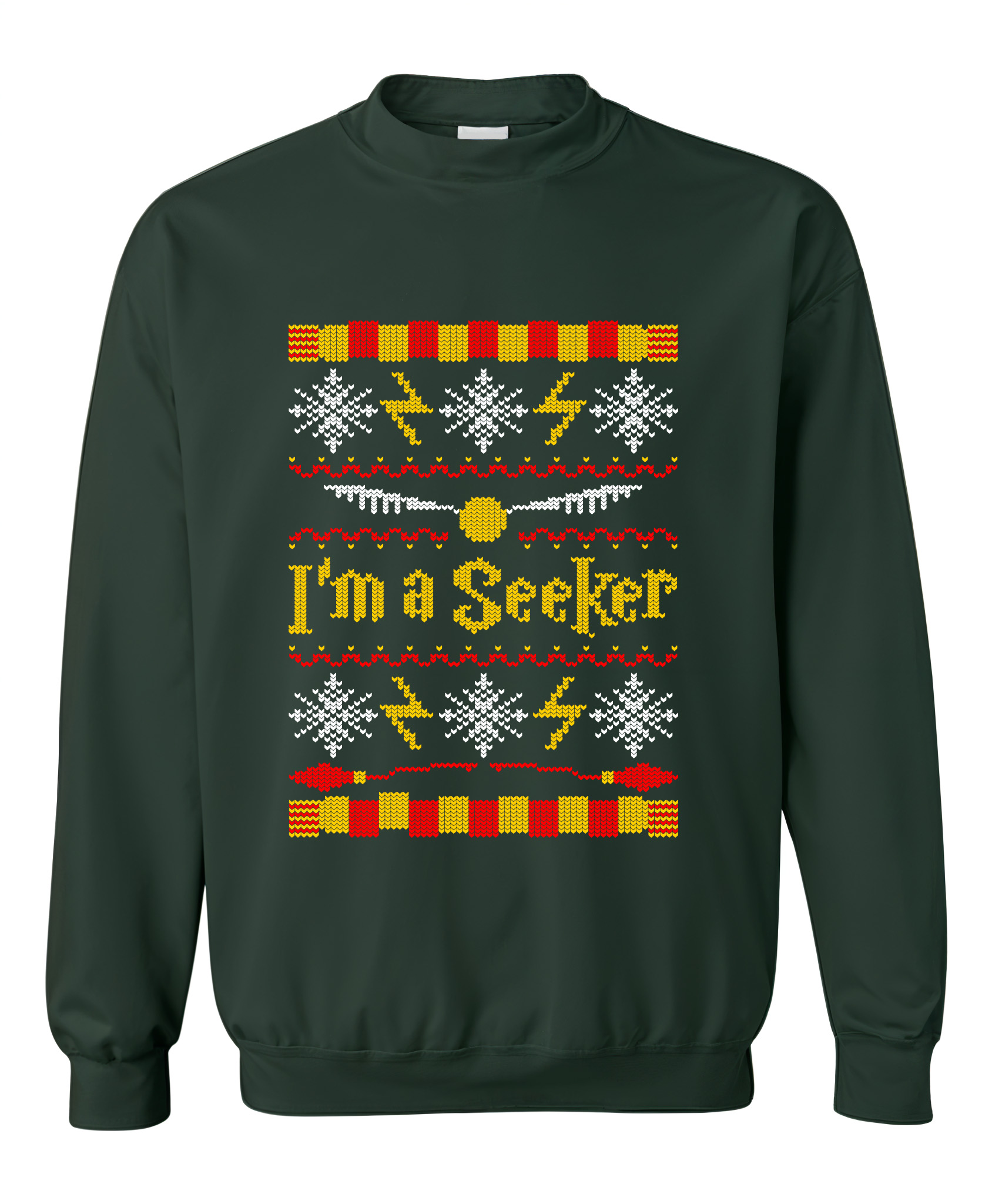 Χριστουγεννιάτικο Ugly Sweater I'm a Seeker Pop Culture Forest Green