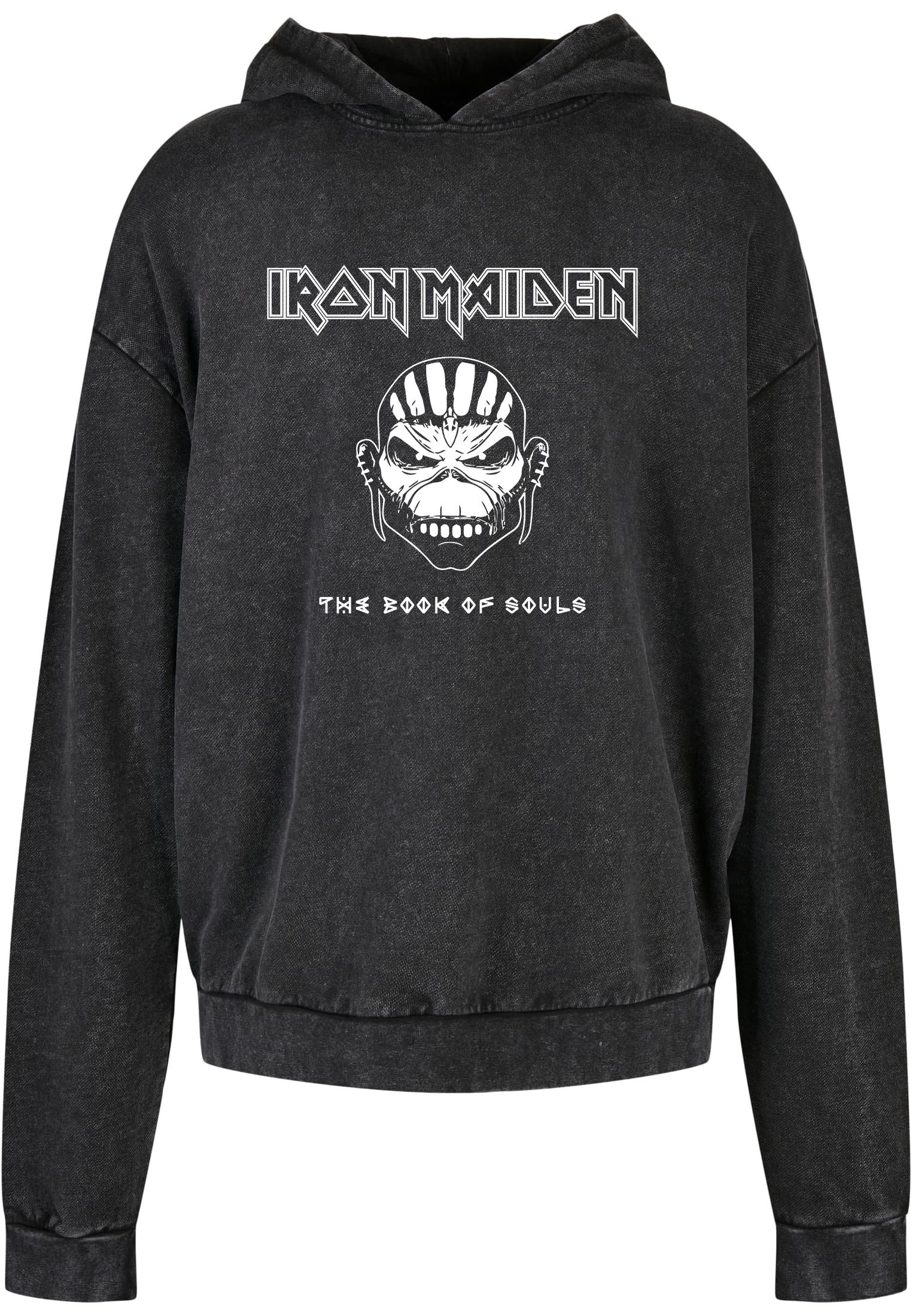 Oversized Premium Hoodie Iron Maiden Book Of Souls Rock Avenue Black