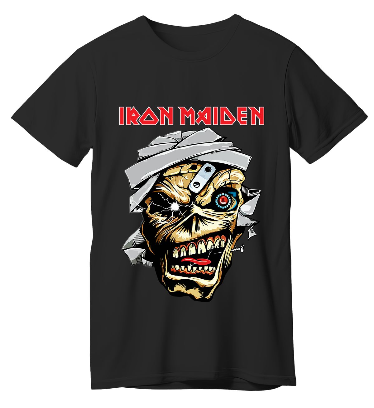 T-Shirt Iron Maiden Eddie Metal1 Rock Avenue Black