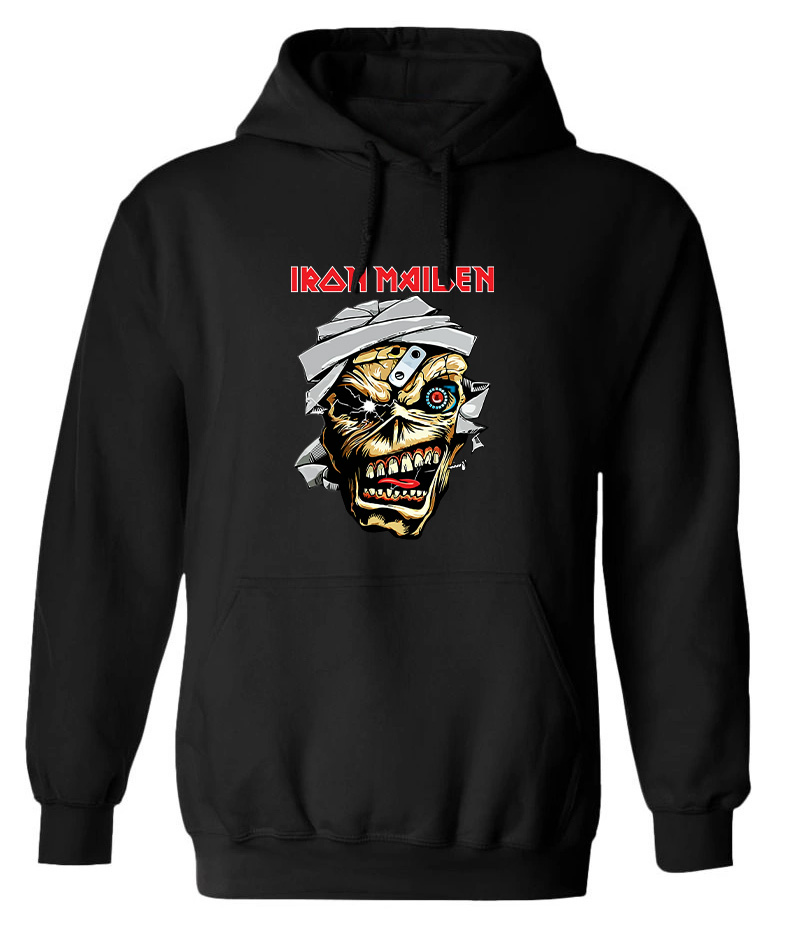 Hoodie Iron Maiden Eddie Metal1 Rock Avenue Black