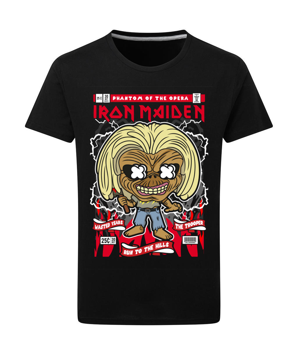 T-Shirt Iron Maiden Killer Eddie Pop Culture Black
