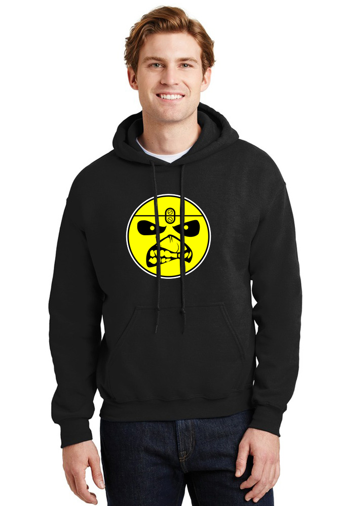 Hoodie Iron Maiden Logo Rock Avenue Black ανδρικά Φούτερ Simple Wear