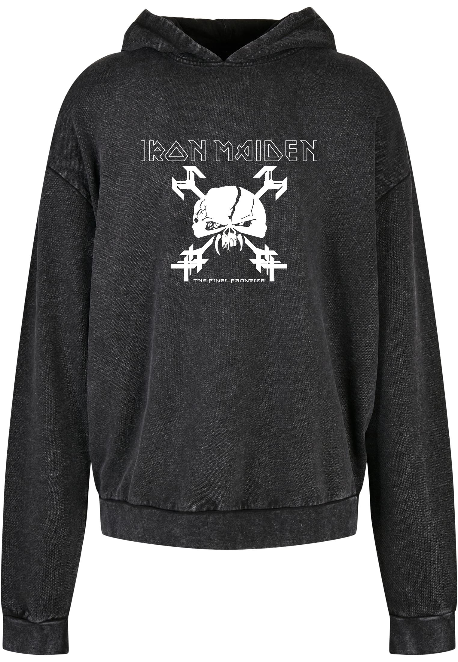Oversized Premium Hoodie Iron Maiden The Final Frontier Rock Avenue Black