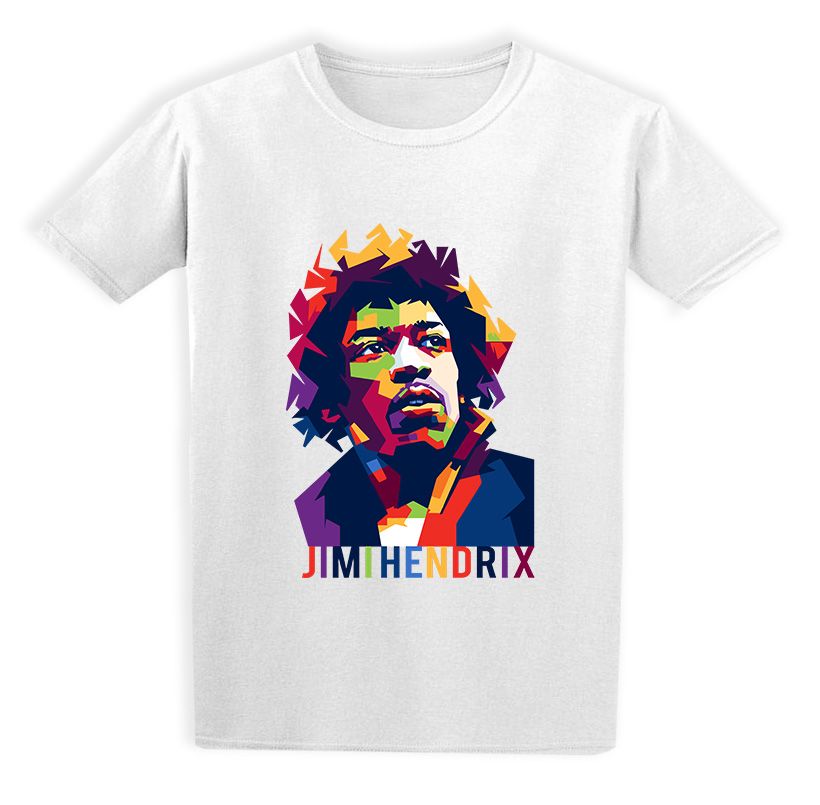 Παιδικό T-shirt J Hendrix Art1 Rock Avenue White