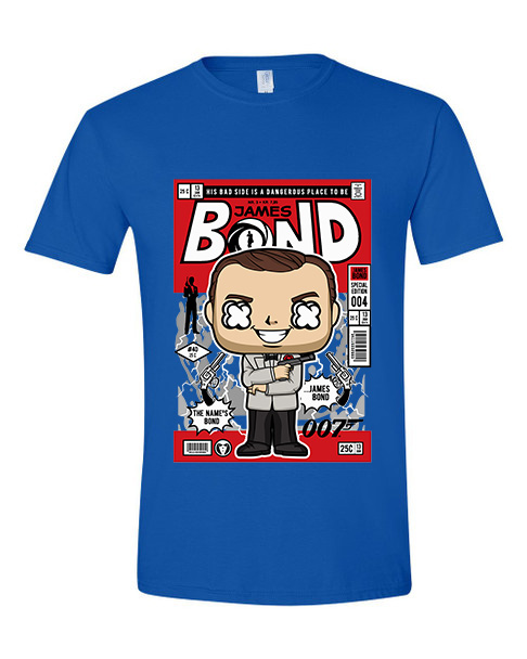 T-Shirt James Bond Pop Culture Royal