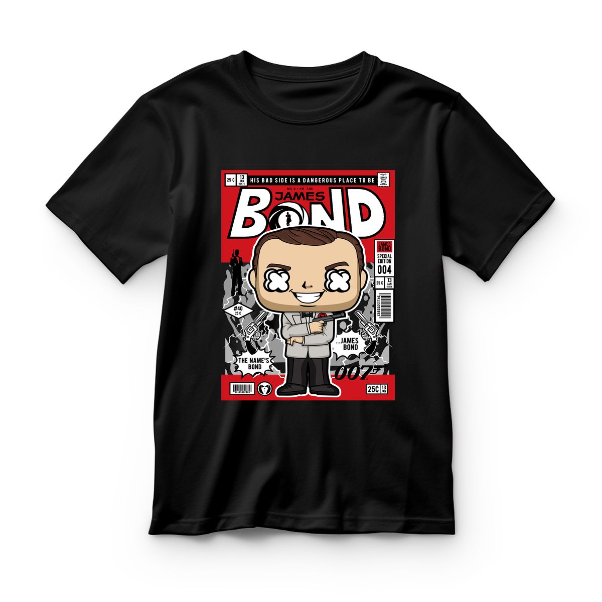 Παιδικό T-shirt James Bond Pop Culture Black