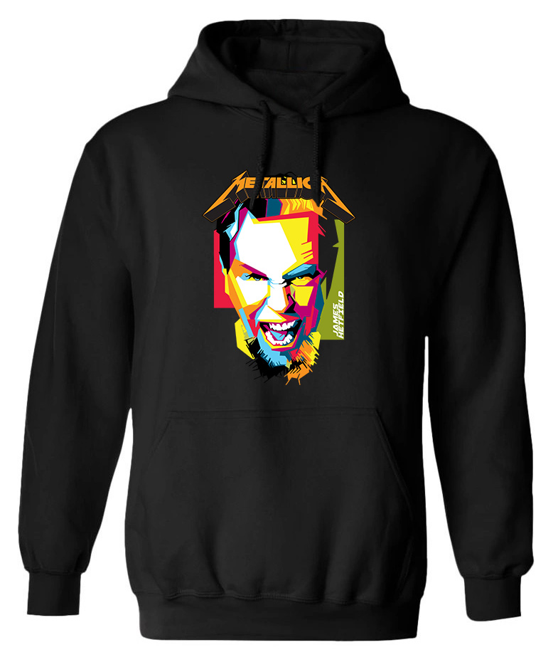 Hoodie James Hetfield 1 Rock Avenue Black