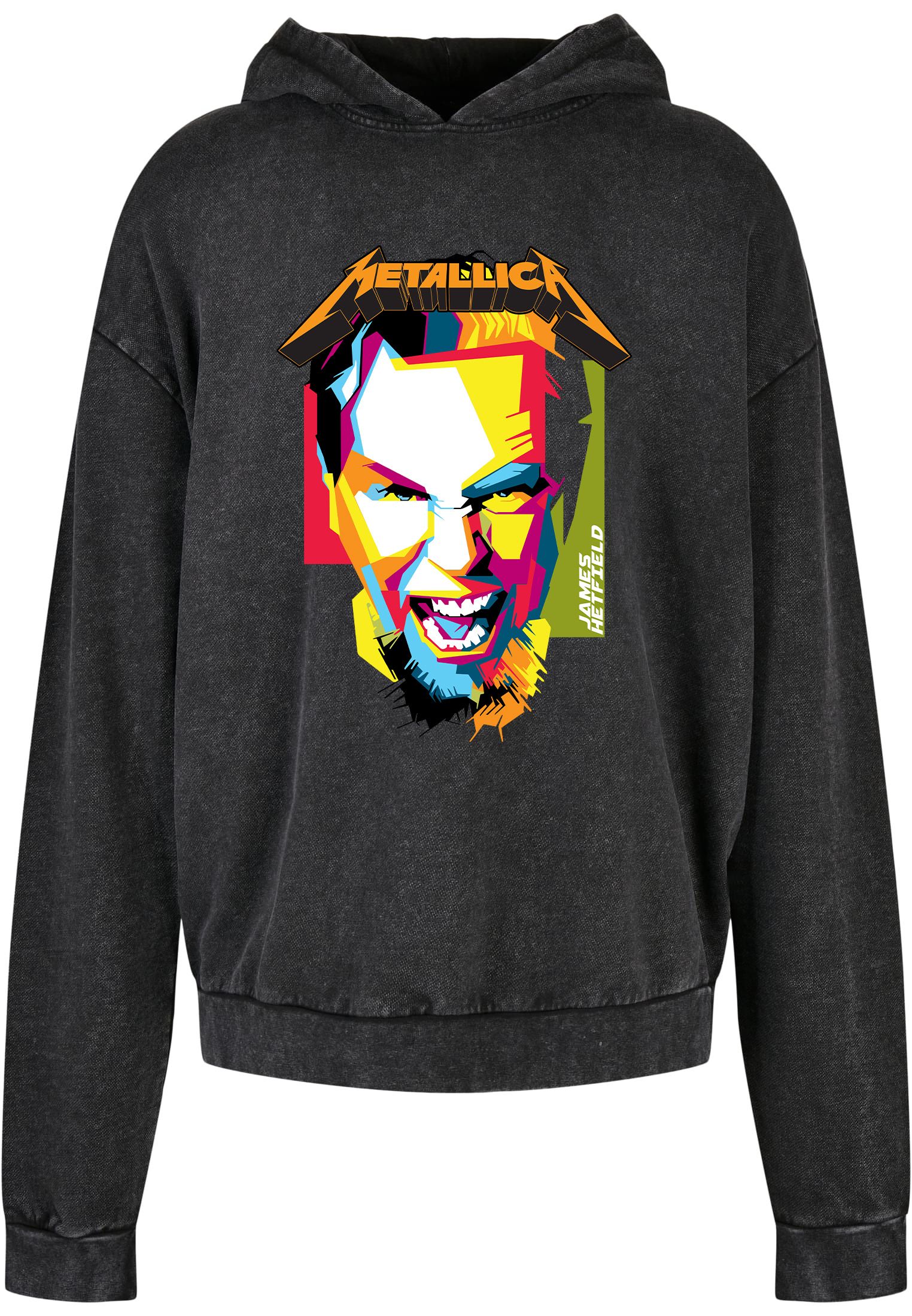 Oversized Premium Hoodie James Hetfield 1 Rock Avenue Black