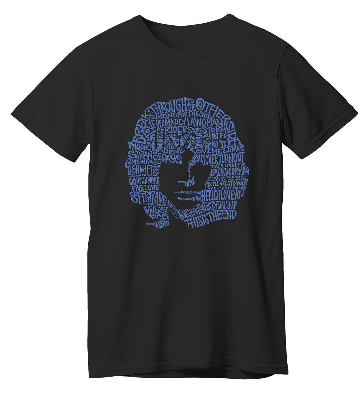 T-Shirt Jim Morrison Rock Avenue Black