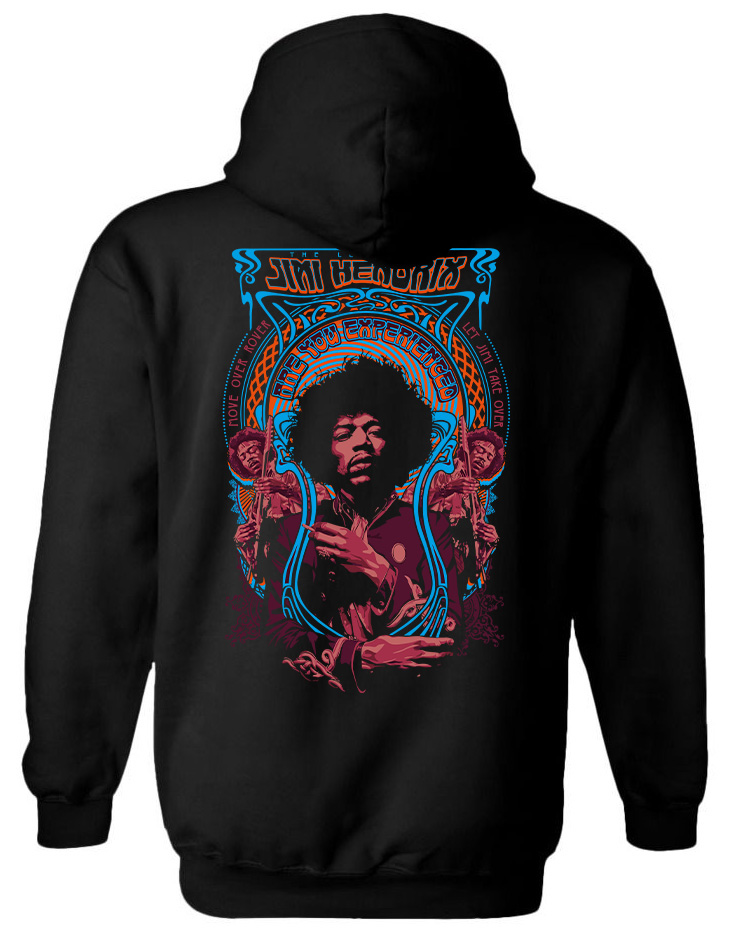 Hoodie Jimi Hendrix Are You Experienced Rock Avenue Black
