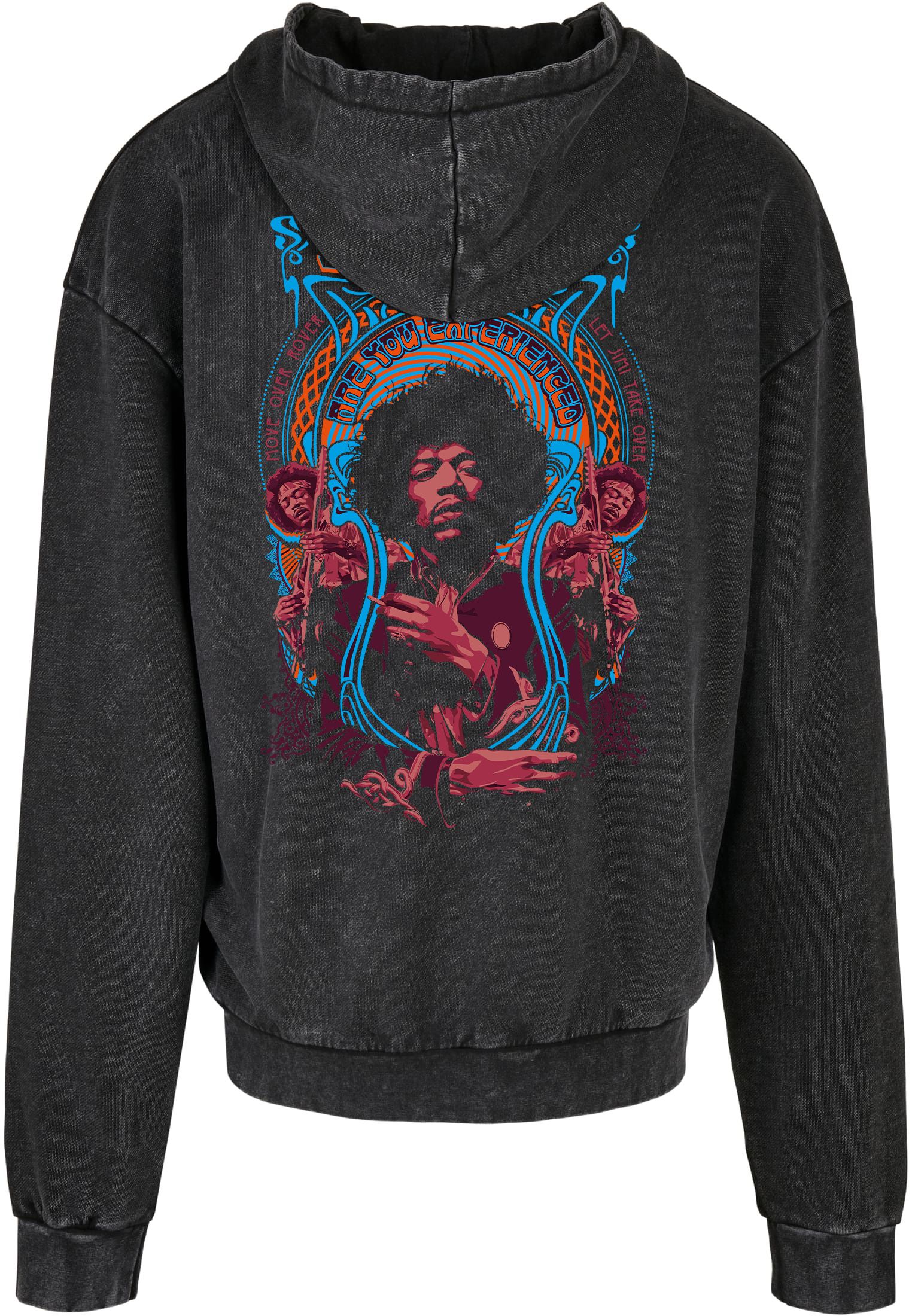 Oversized Premium Hoodie Jimi Hendrix Are You Experienced Rock Avenue Black