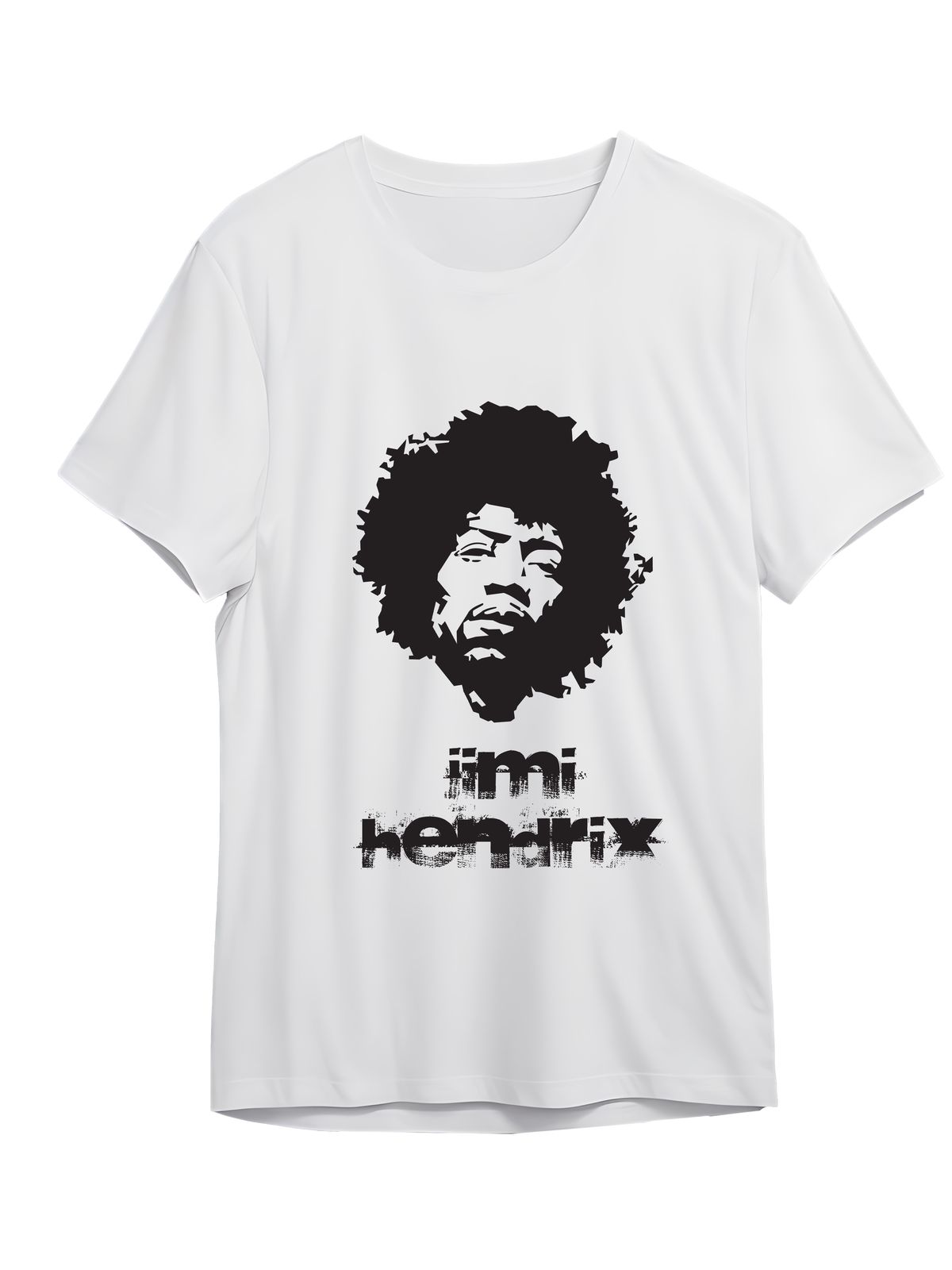 T-Shirt Jimi Hendrix Art1 Rock Avenue White