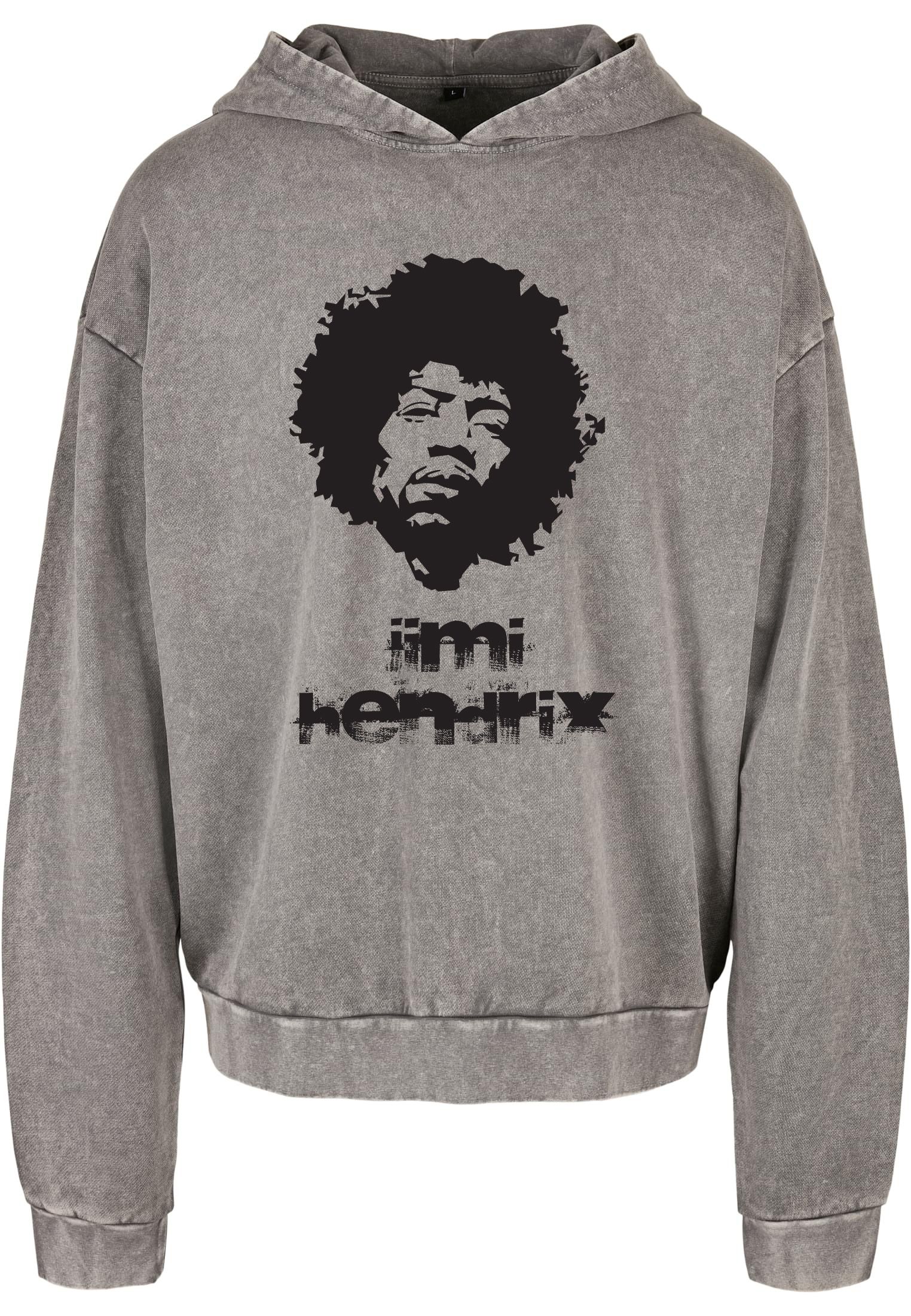 Oversized Premium Hoodie Jimi Hendrix Art1 Rock Avenue Asphalt
