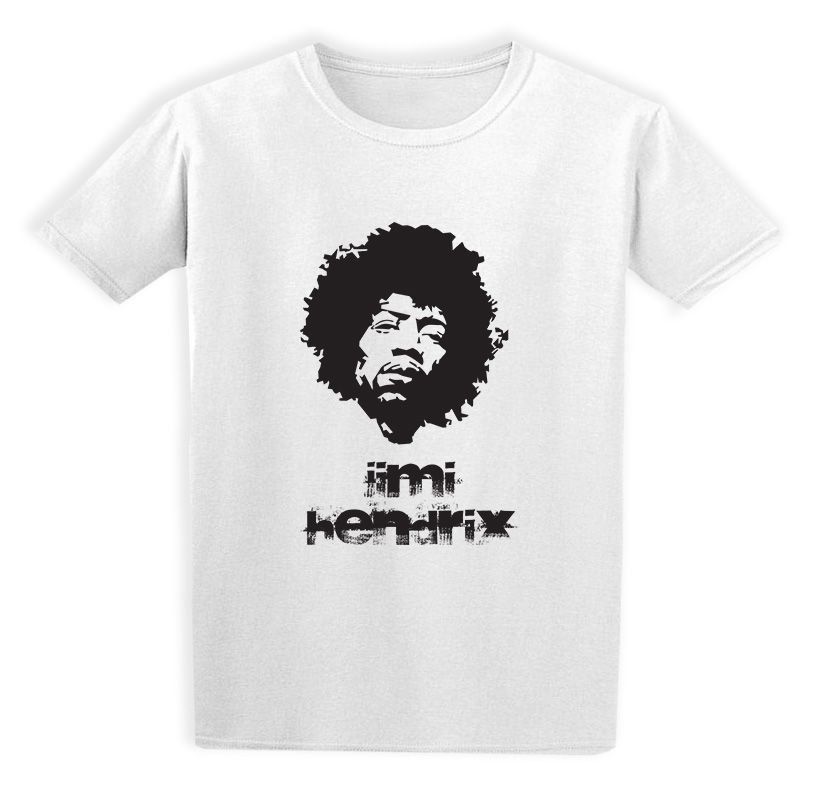Παιδικό T-shirt Jimi Hendrix Art1 Rock Avenue White