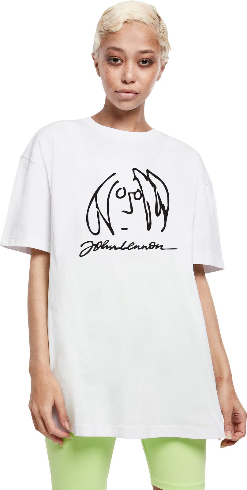 T-Shirt John Lennon Face Art Rock Avenue White ανδρικά Basic T-Shirts Simple Wear Μπλουζάκια κοντομάνικα