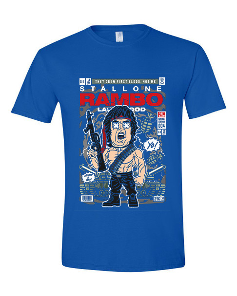 T-Shirt John Rambo Pop Culture Royal