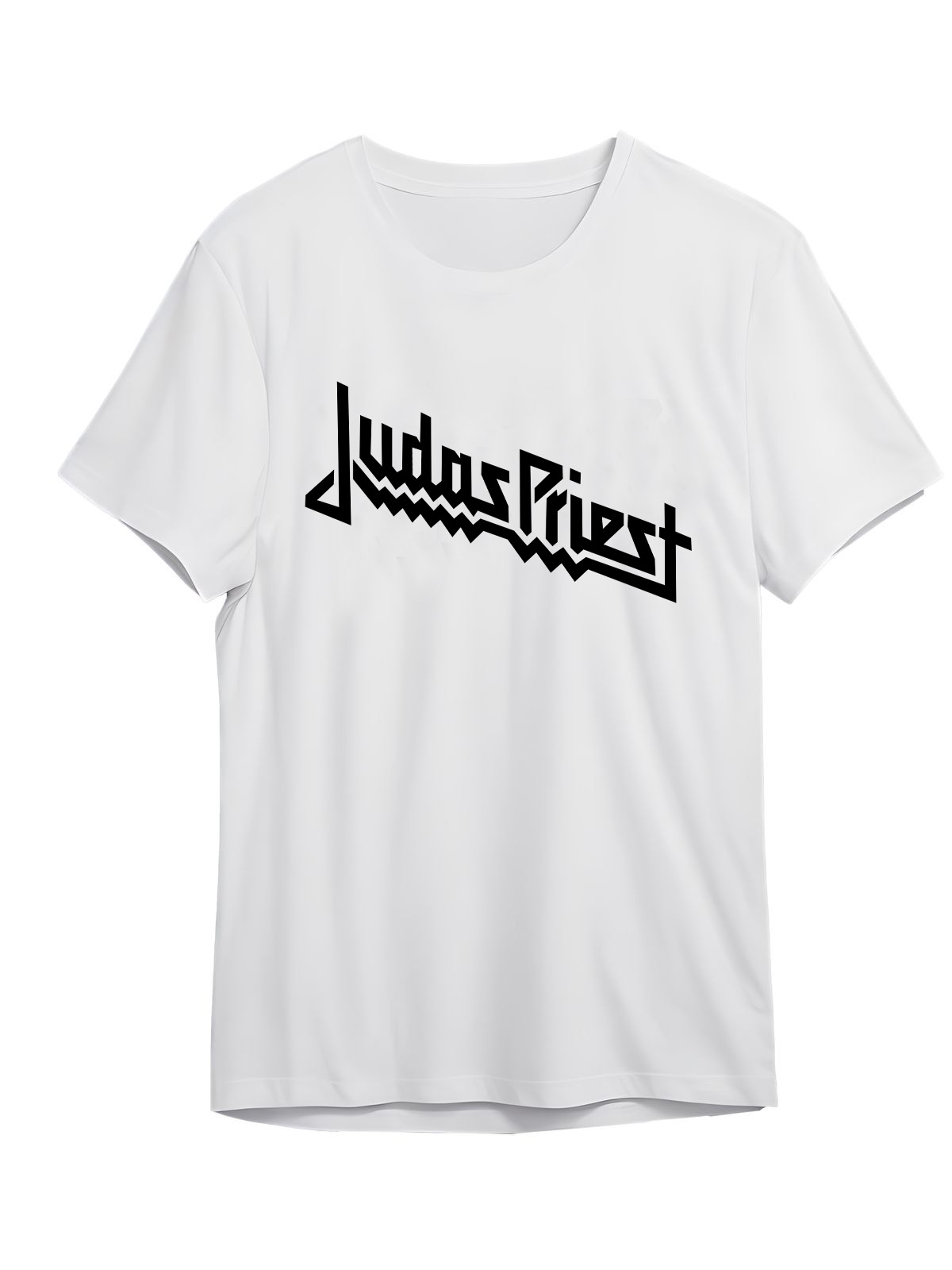 T-Shirt Judas Priest Band Logo Art Rock Avenue White