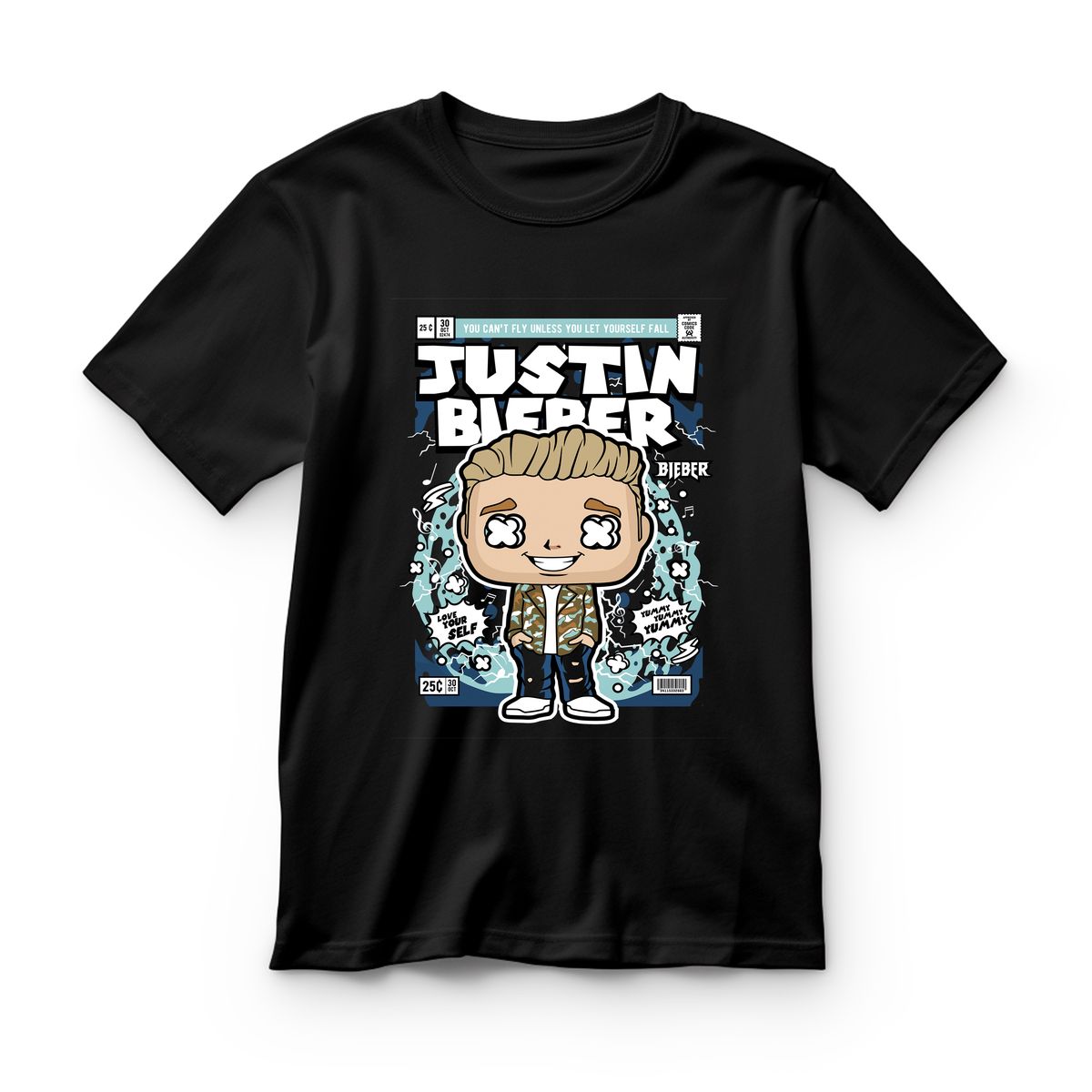 Παιδικό T-shirt Justin Bieber Pop Culture Black