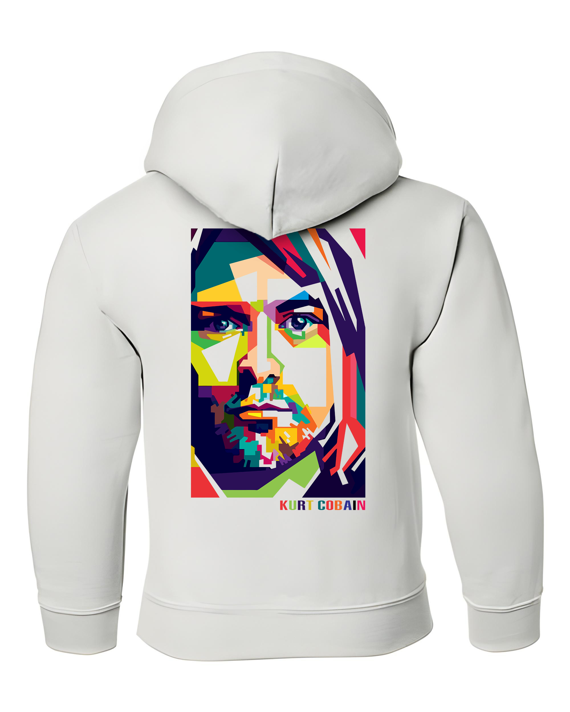 Παιδικό Hoodie K Cobain Art1 Rock Avenue White
