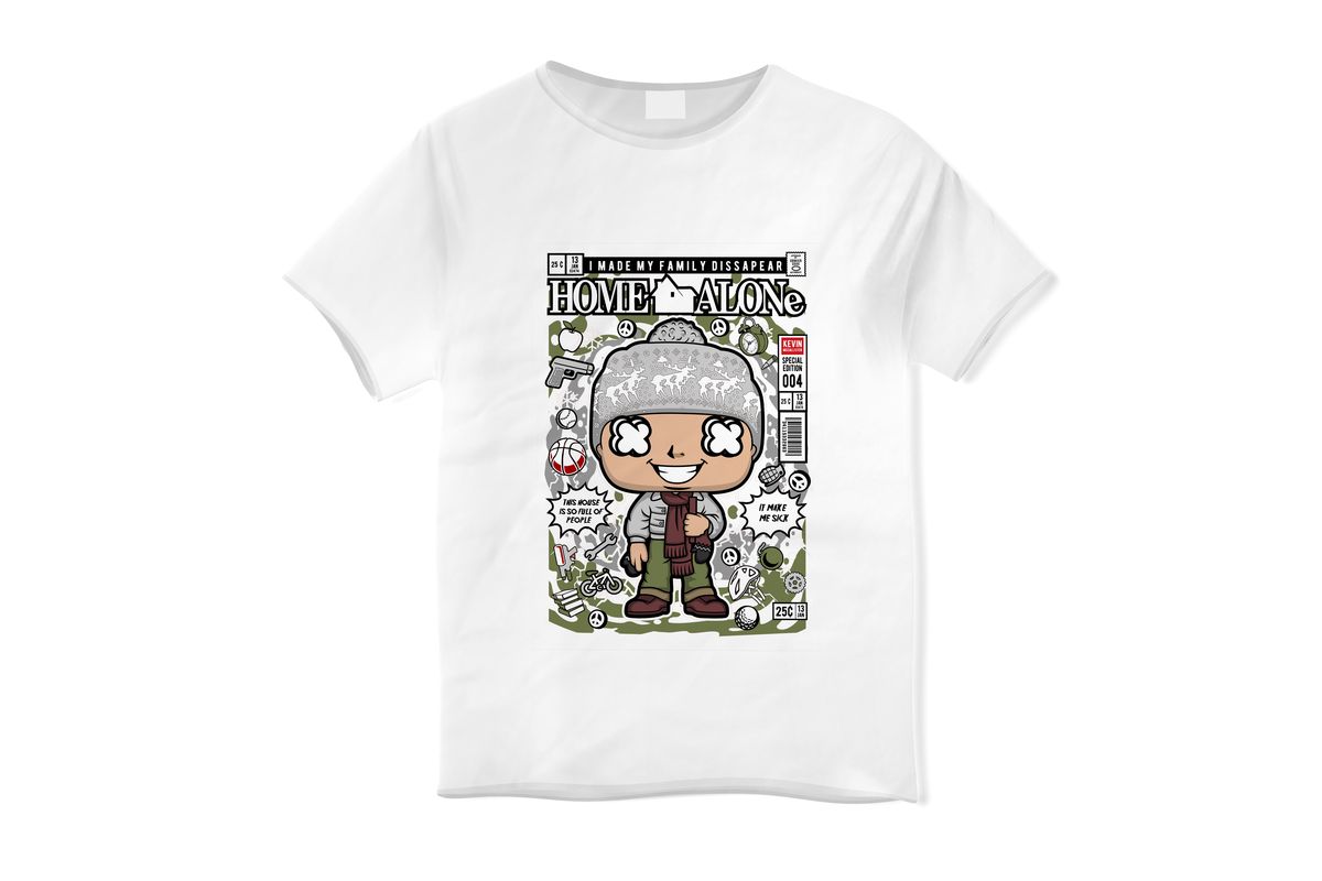 Παιδικό T-shirt Kevin Home Alone Pop Culture White