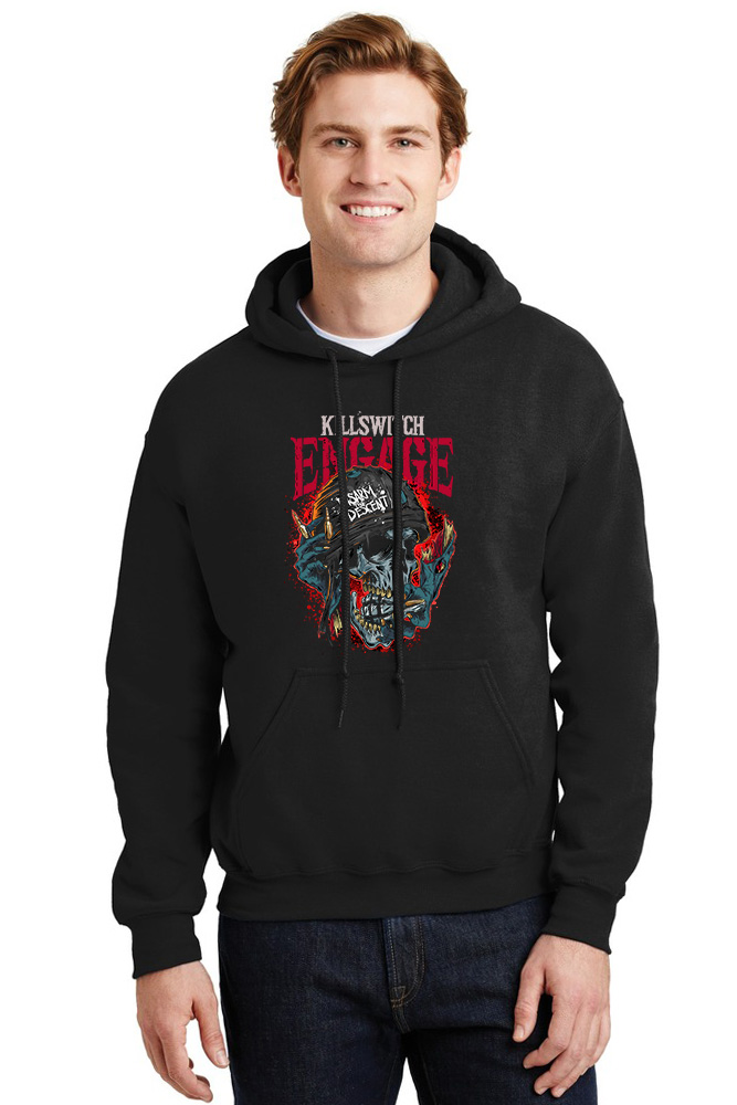Hoodie Killswitch Engage Rock Avenue Black ανδρικά Φούτερ Simple Wear