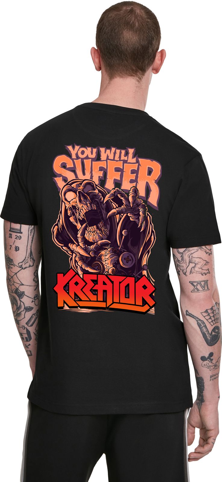 T-Shirt Kreator Rock Avenue Black ανδρικά Basic T-Shirts Simple Wear Μπλουζάκια κοντομάνικα