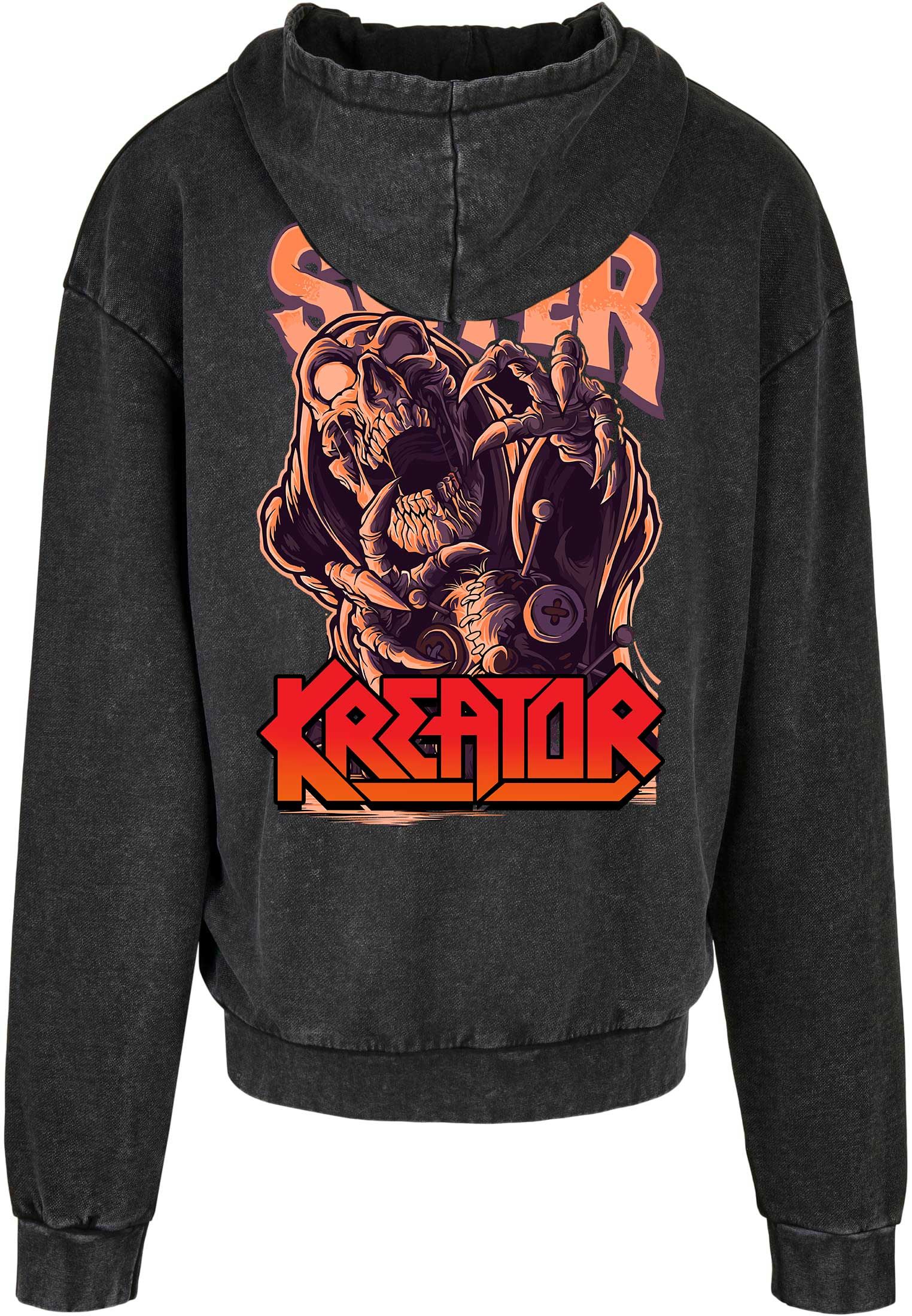 Oversized Premium Hoodie Kreator Rock Avenue Black