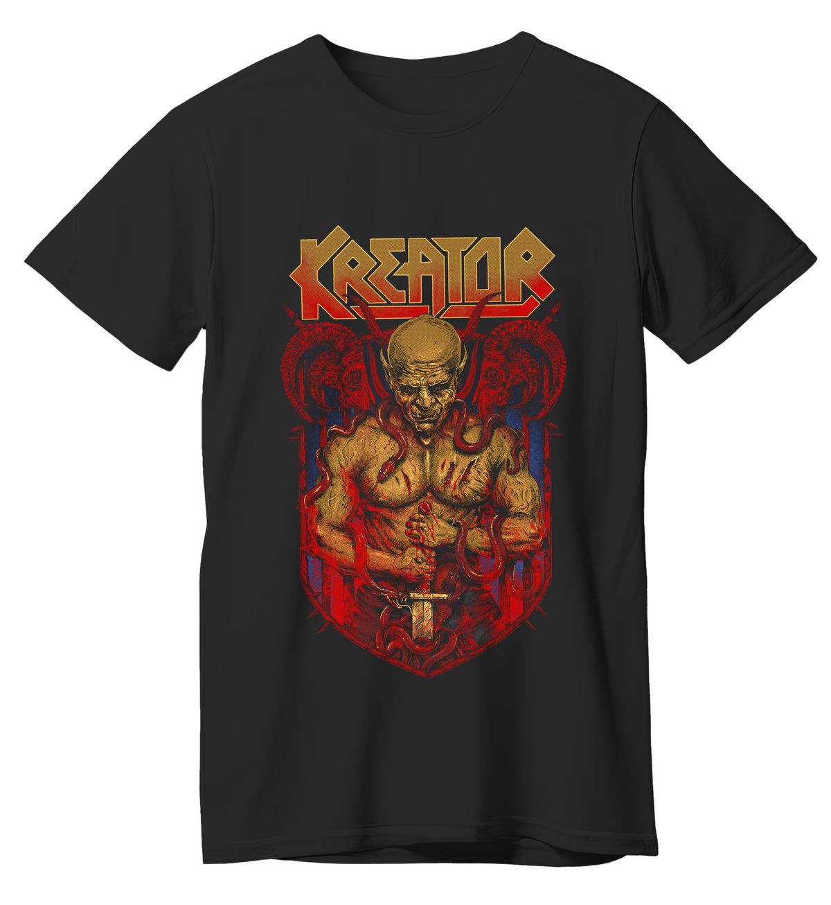 T-Shirt Kreator 3 Rock Avenue Black