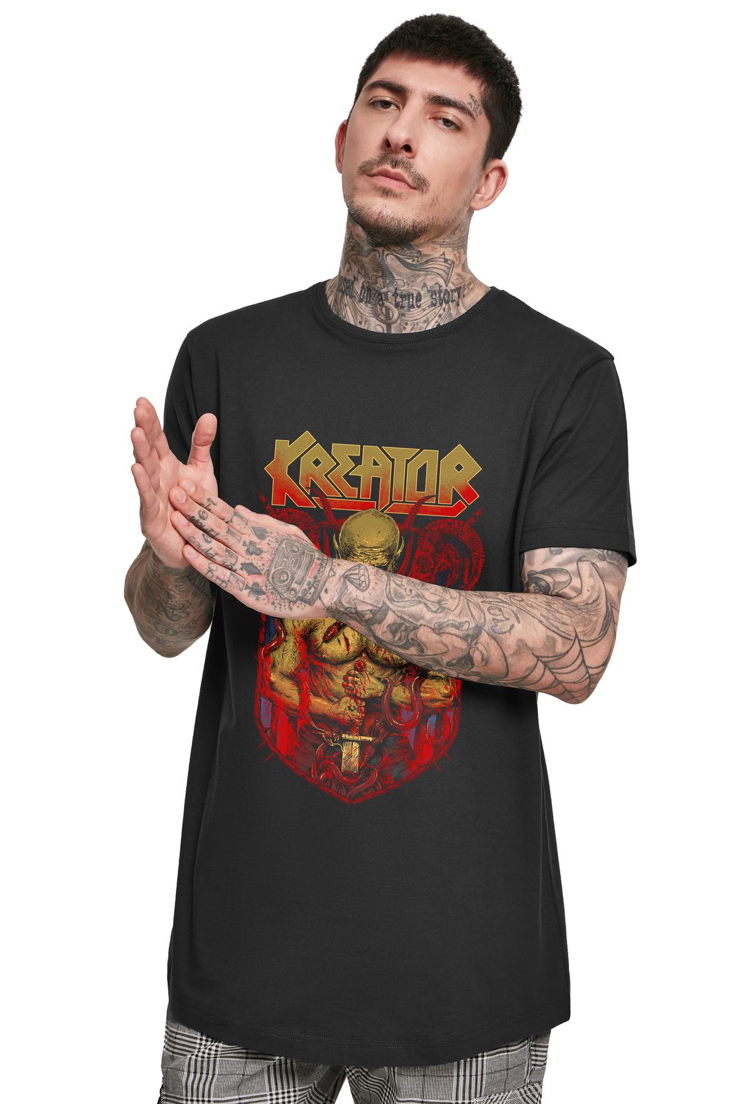 T-Shirt Kreator 3 Rock Avenue Black ανδρικά Basic T-Shirts Simple Wear Μπλουζάκια κοντομάνικα