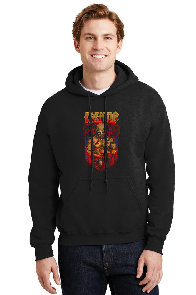 Hoodie Kreator 3 Rock Avenue Black ανδρικά Φούτερ Simple Wear