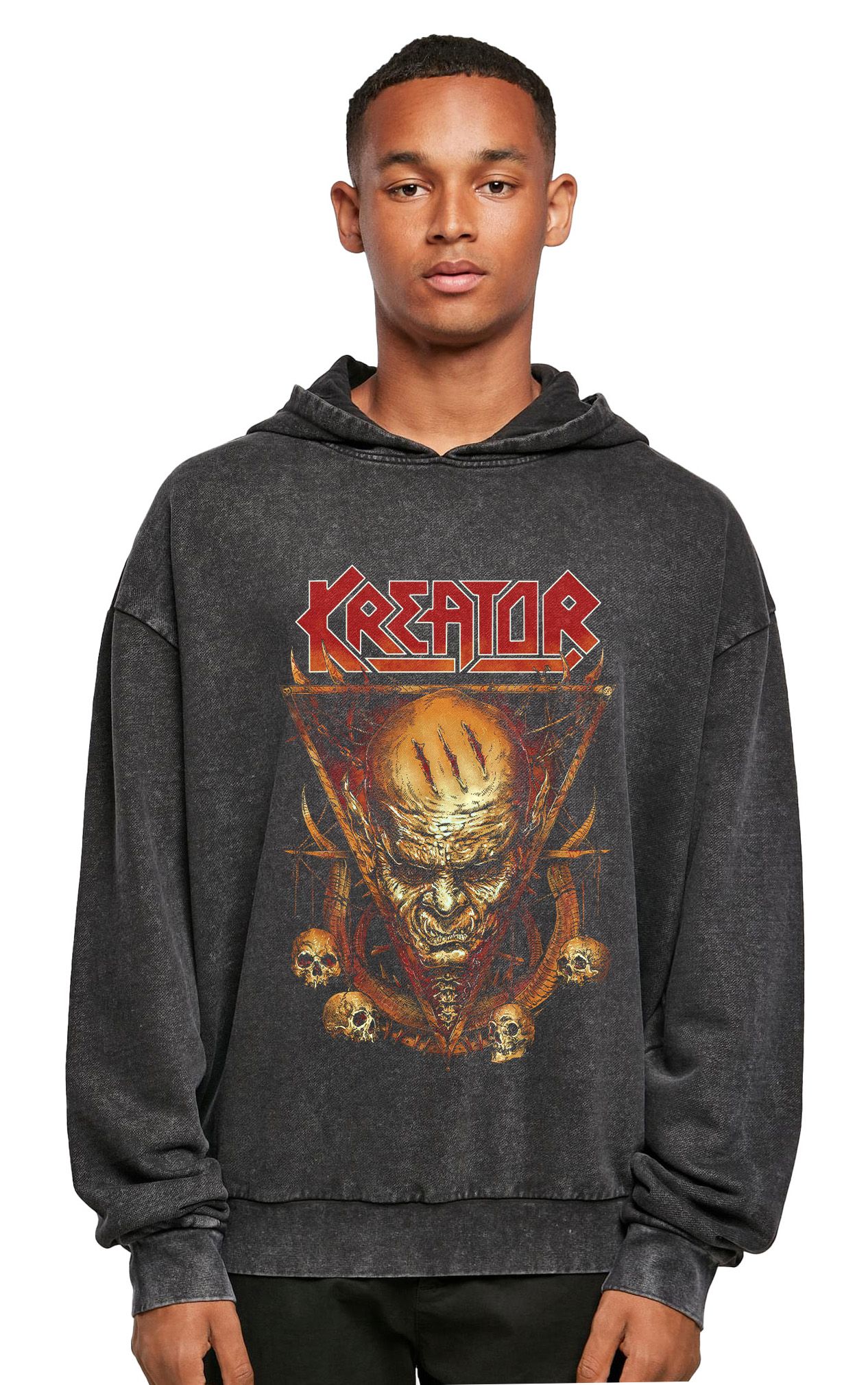Oversized Premium Hoodie Kreator 4 Rock Avenue Black ανδρικά Φούτερ Simple Wear