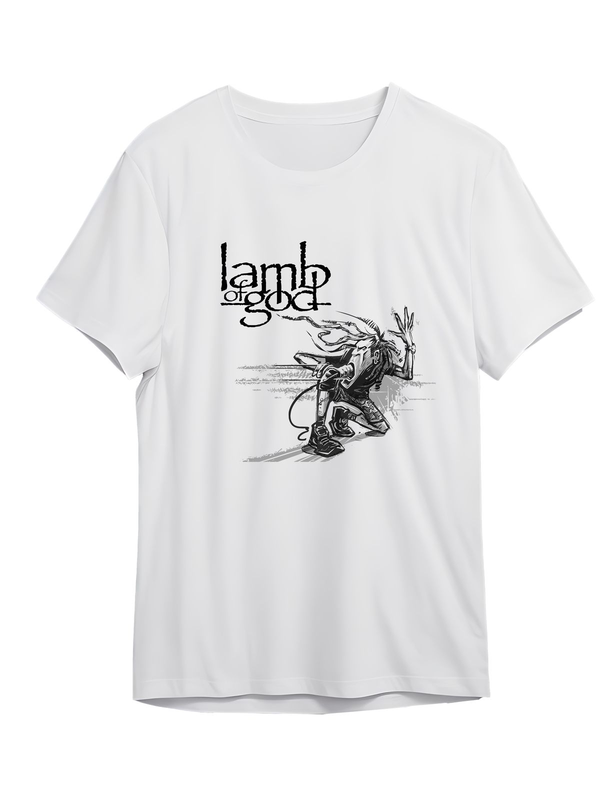 T-Shirt Lamb Of God Rock Avenue White