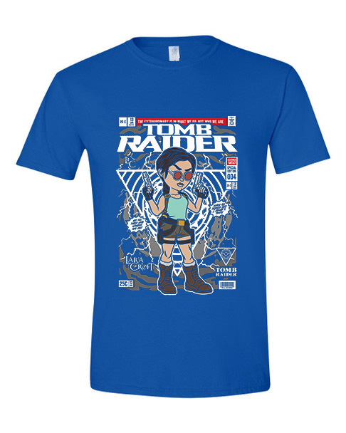 T-Shirt Lara Croft Tomb Raider Pop Culture Royal
