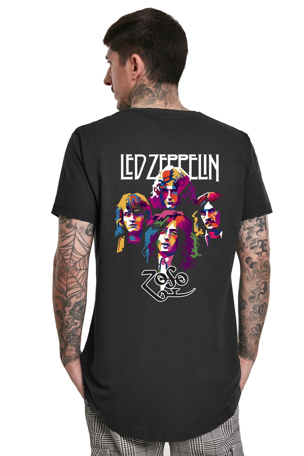 T-Shirt Led Zep 1 Rock Avenue Black ανδρικά Basic T-Shirts Simple Wear Μπλουζάκια κοντομάνικα