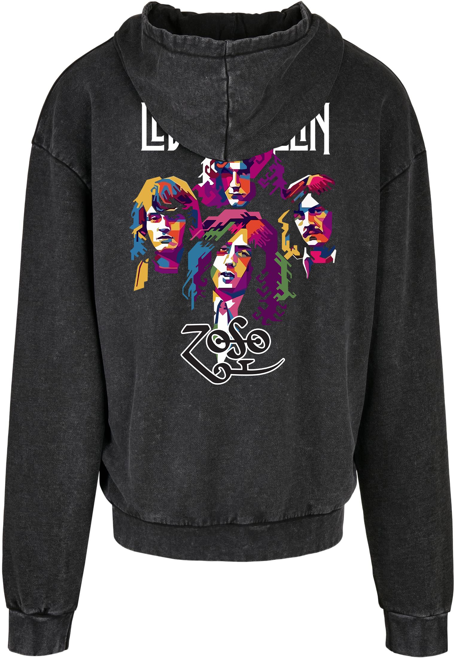Oversized Premium Hoodie Led Zep 1 Rock Avenue Black