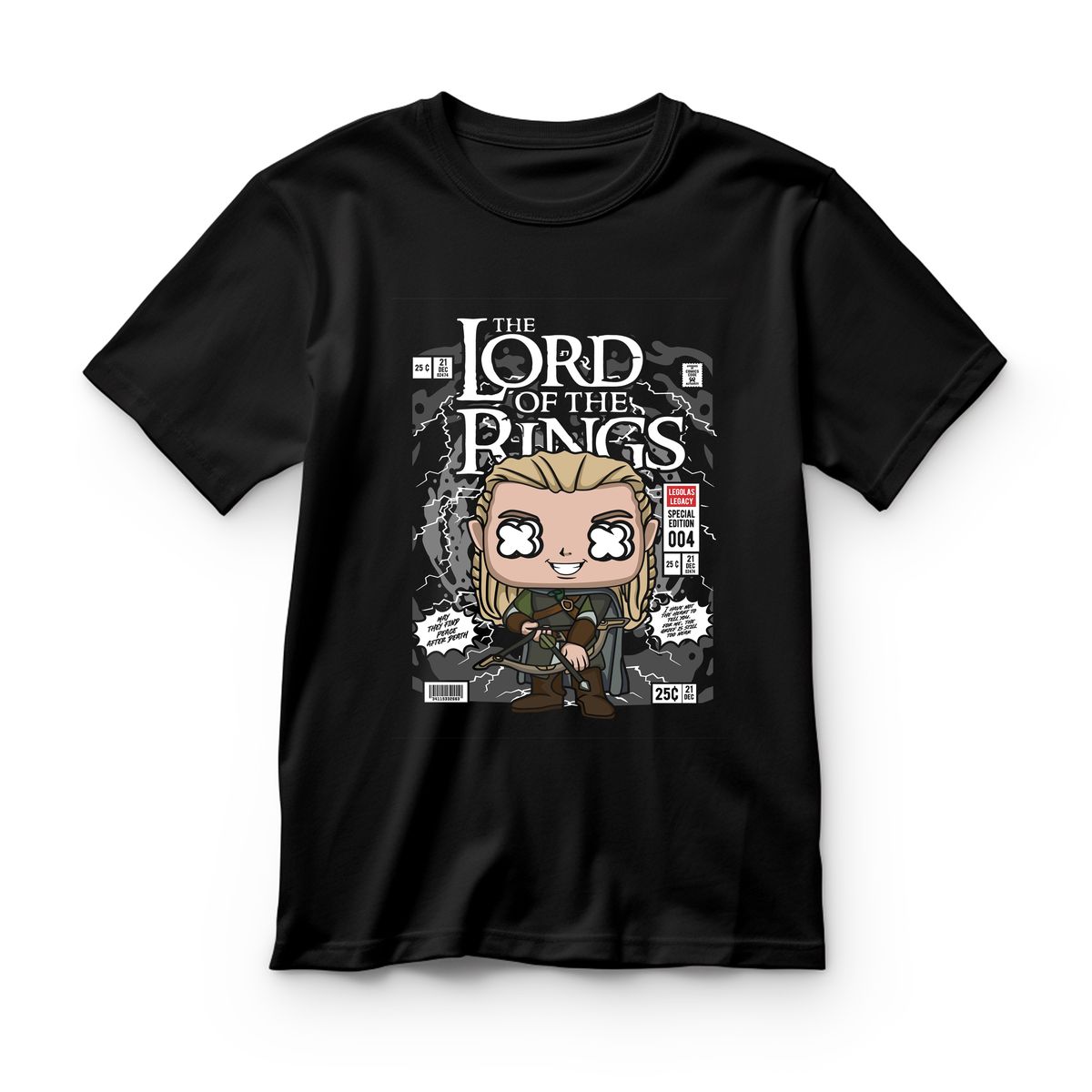 Παιδικό T-shirt Legolas Lord Of The Rings Pop Culture Black