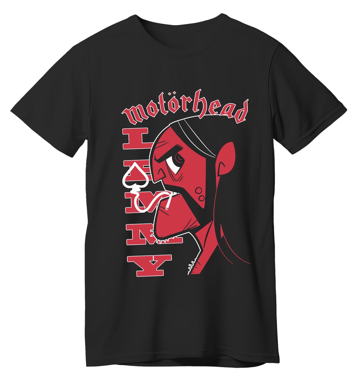 T-Shirt Lemmy Motorhead Rock Avenue Black