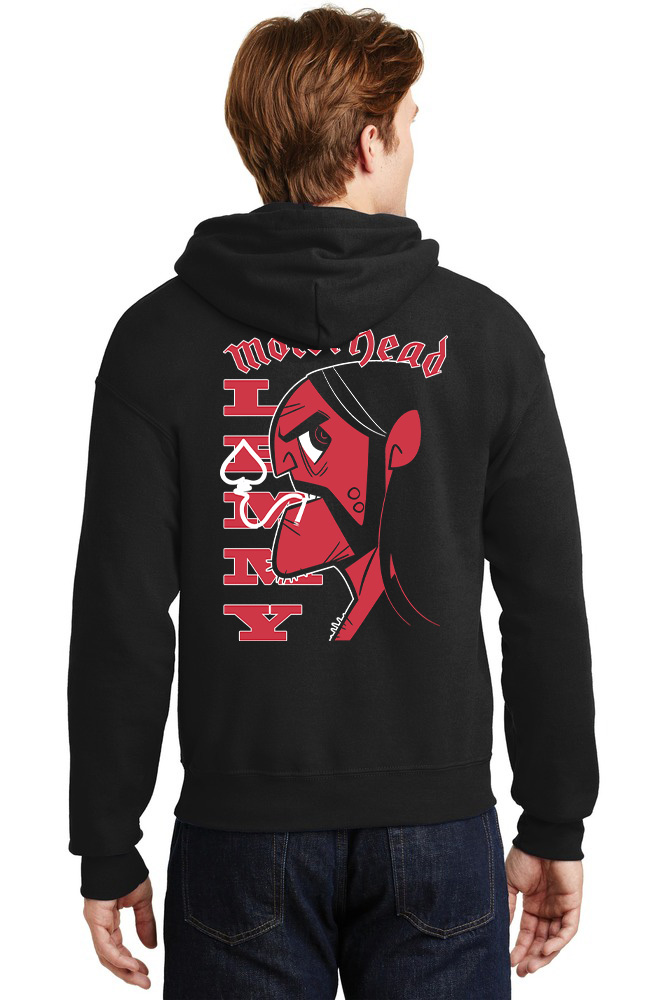 Hoodie Lemmy Motorhead Rock Avenue Black ανδρικά Φούτερ Simple Wear