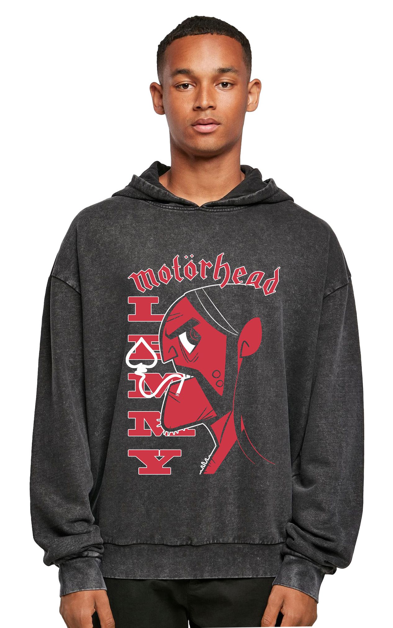 Oversized Premium Hoodie Lemmy Motorhead Rock Avenue Black ανδρικά Φούτερ Simple Wear