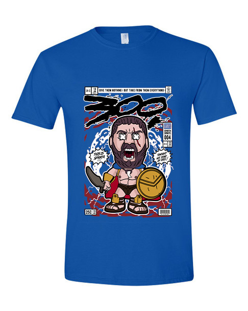 T-Shirt Leonidas 300 Pop Culture Royal