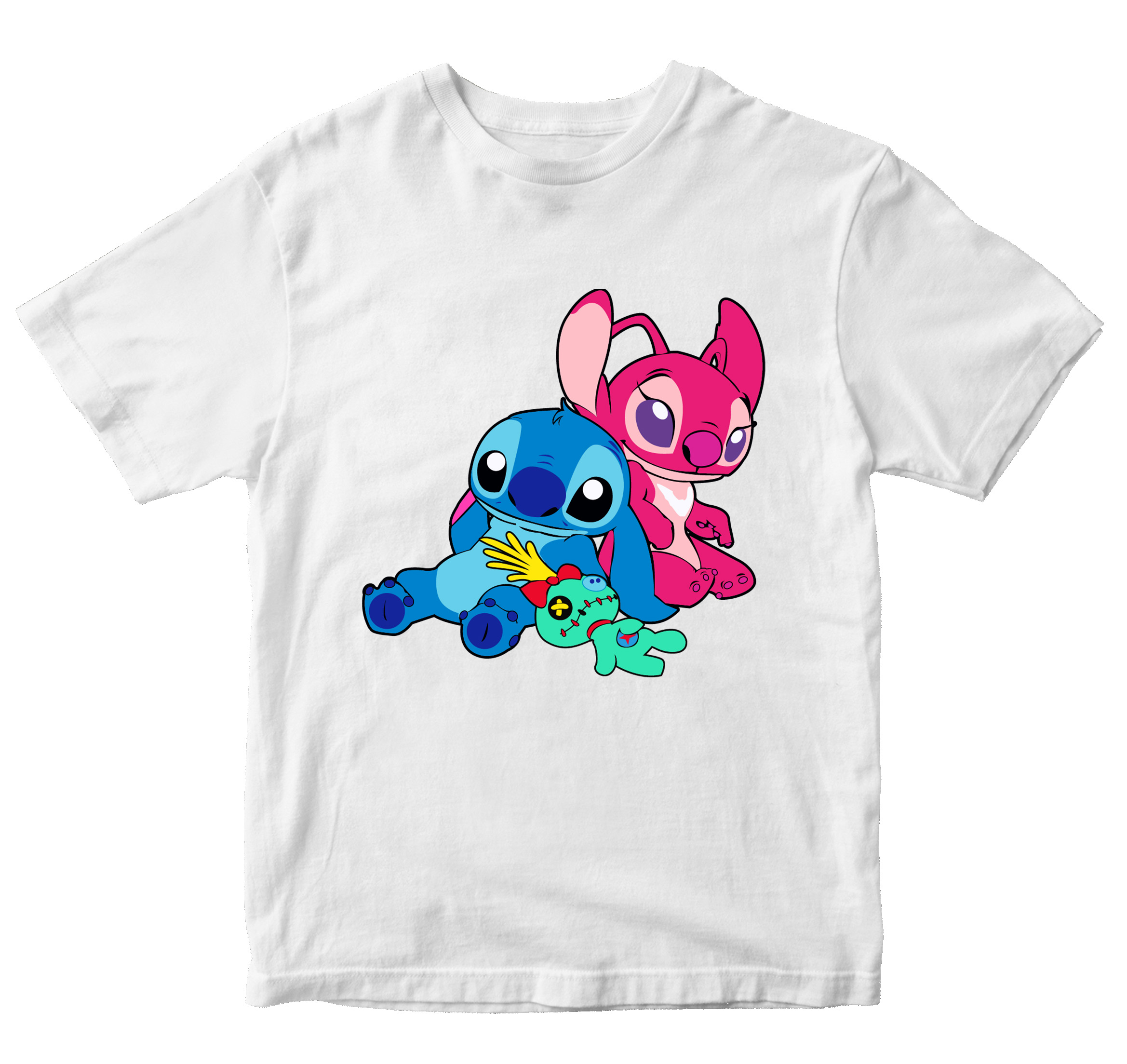 T-Shirt Lilo (& Stitch) & His Girlfriend Pop Culture White