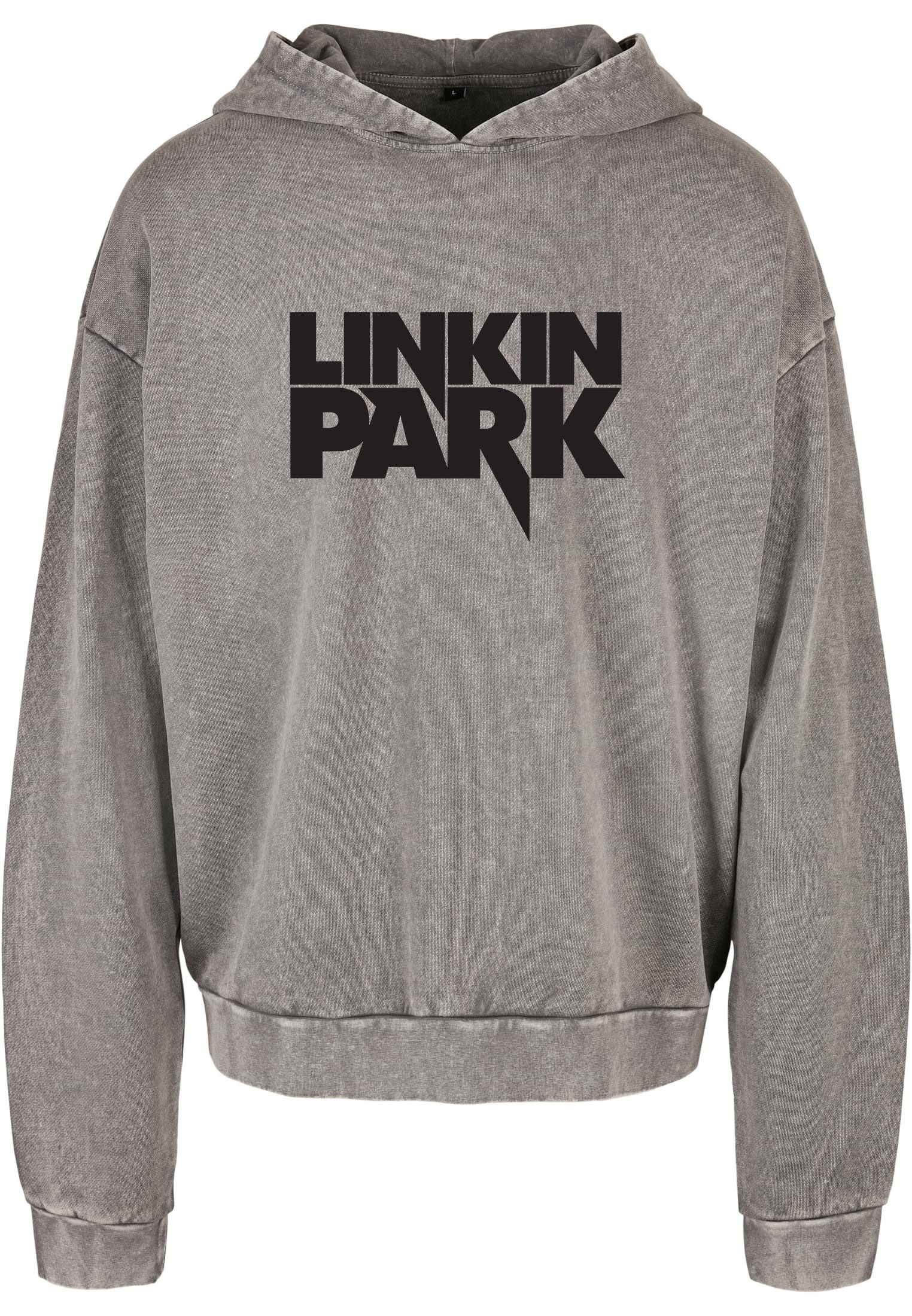 Oversized Premium Hoodie Linkin Park Logo Name Art1 Rock Avenue Asphalt