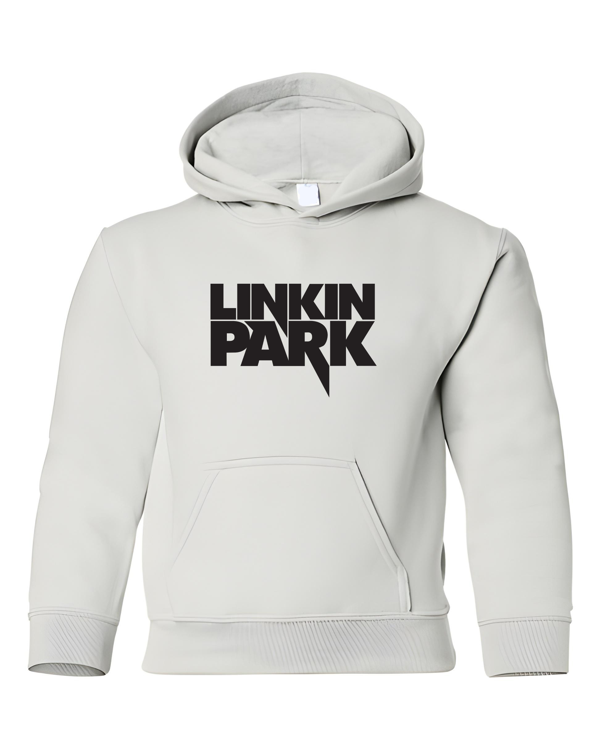 Παιδικό Hoodie Linkin Park Logo Name Art1 Rock Avenue White