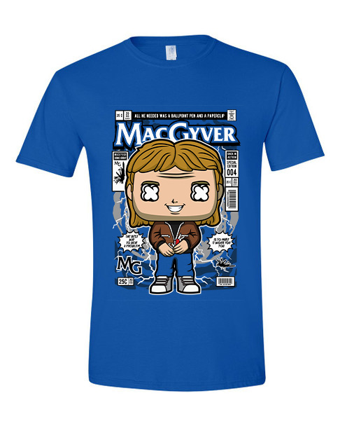 T-Shirt Macgyver Pop Culture Royal